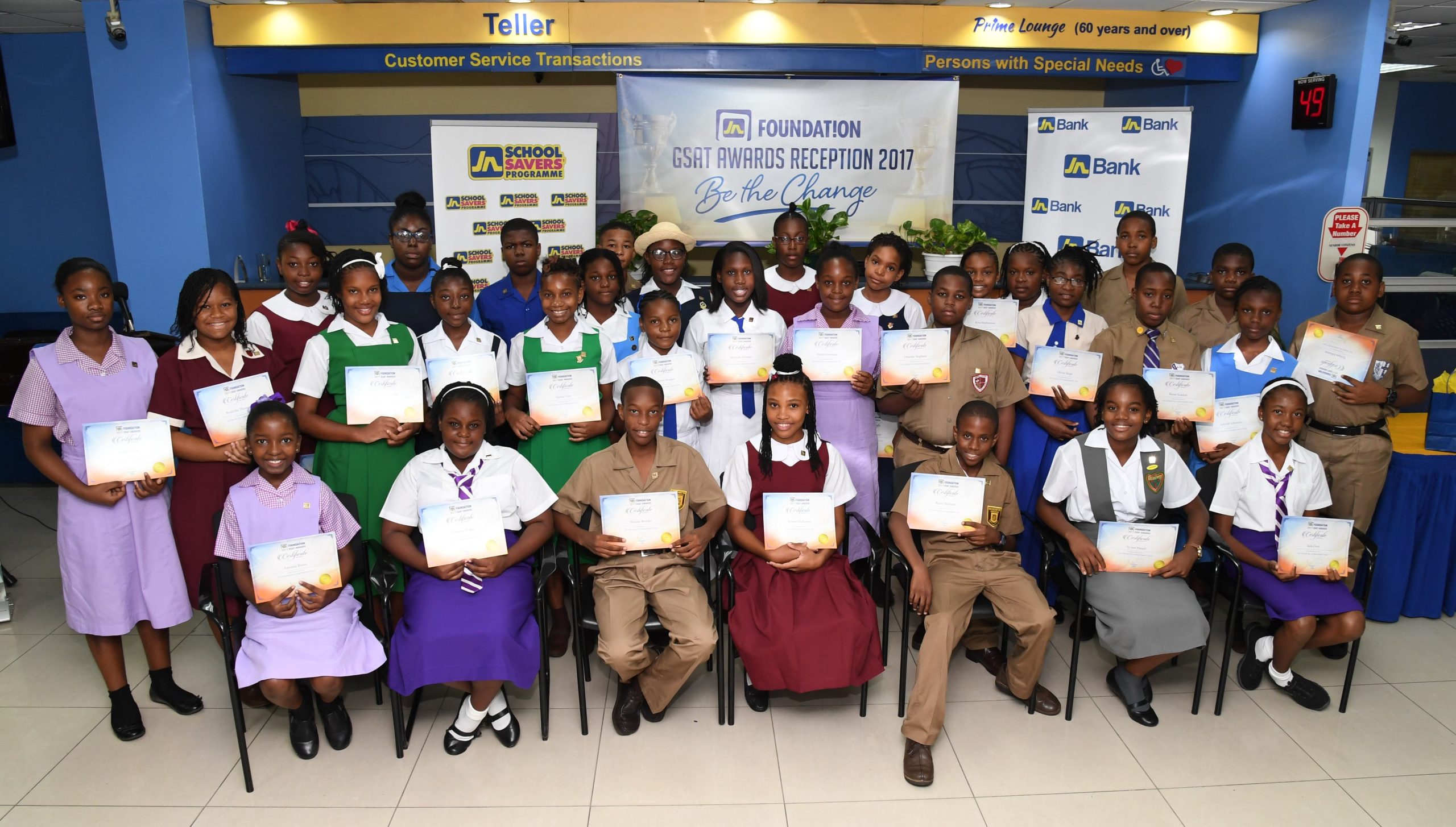 The 2017 JN Foundation GSAT Award Recipients